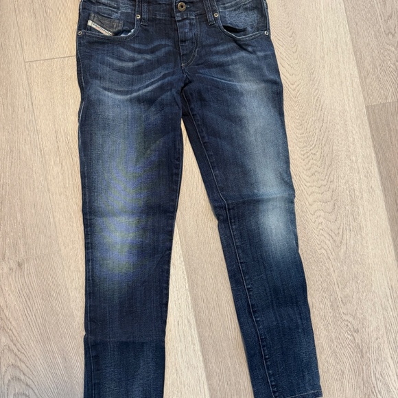 Diesel Grupee Slim-Skinny Low Waist Jeans (Dark Wash) Size 27 - Picture 9 of 10